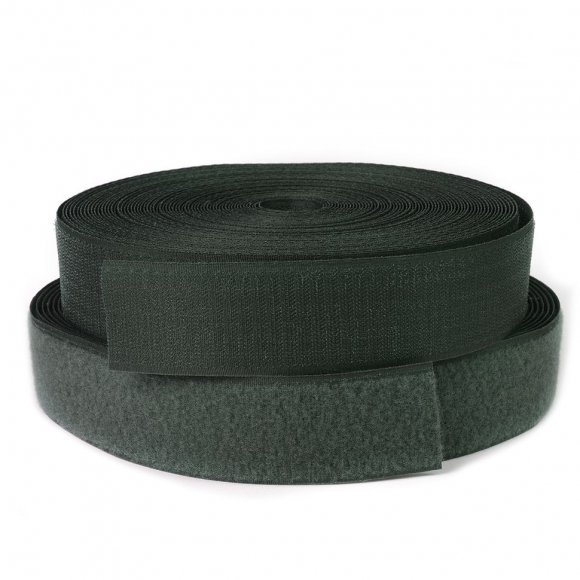 Лента липучка TBY пришивная кач.B шир.50мм цв.F328 хаки уп.25м (пара)