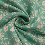 Ткань Штапель 90 г кв.м 100% вискоза шир.145 см арт.Р.31122.05 цв.05 тиффани уп.45м