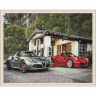 Картина мозаикой с нанесенной рамкой Molly арт.KC0013 Легендарная Альфа Ромео (35 цветов) 40х50 см