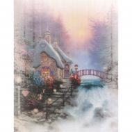 Набор для вышивания CANDAMAR DESIGNS арт.51437 Коттедж влюбленных 25,4 x 20,3 см