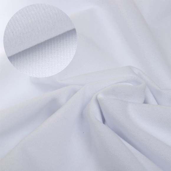 Петельное полотно велкроткань TBY кач.А шир.150см 200g/m2 цв.белый уп.5м