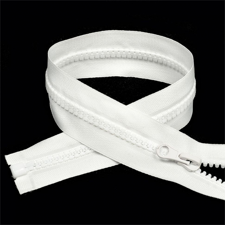 Молния MaxZipper трактор №5 1 замок усил.зв., 70см, цв.F101 белый уп.10шт