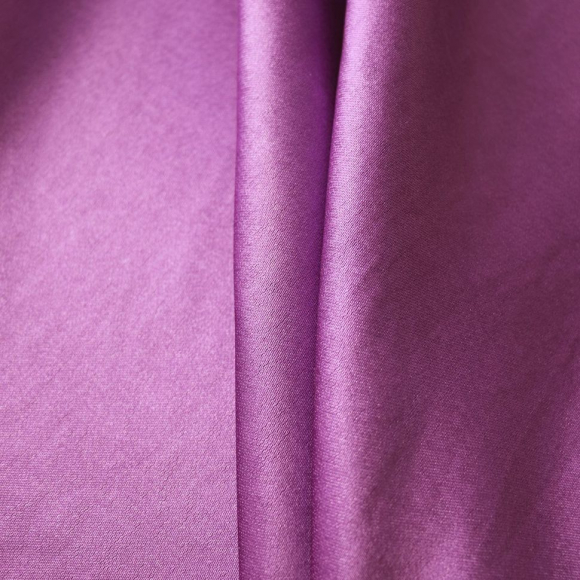 Ткань креп сатин 130 г/м? 100% полиэстер шир.115 см арт.Р.14917.16 цв.16 розовый уп.25м