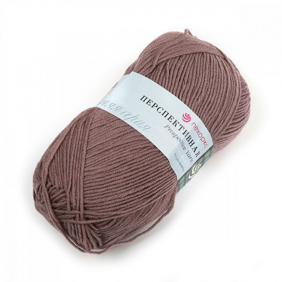 Пряжа для вязания ПЕХ Перспективная (50% мериносовая шерсть, 50% акрил) 5х100г/270м цв.1330 т.пудра