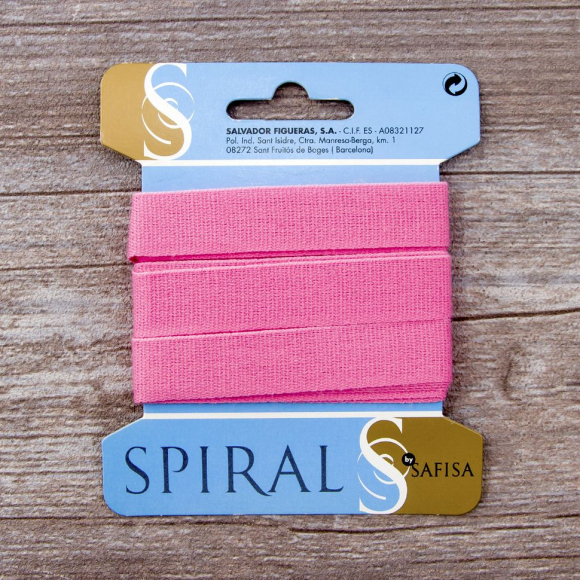 Тесьма киперная хлопковая на блистере SAFISA, 14 мм, 2,5 м , цвет 05, розовый