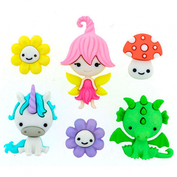 Пуговицы декоративные "Феи, Добро Пожаловать"