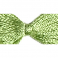 Нитки мулине цв.4005 св.зеленый 12х10м С-Пб