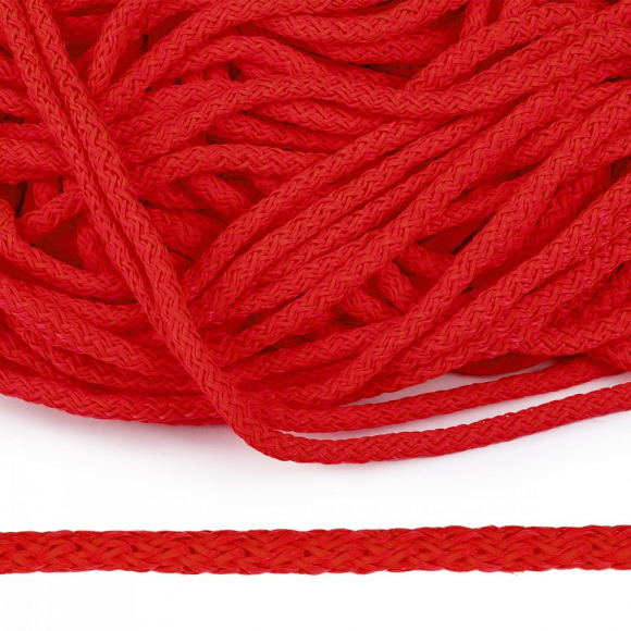 Шнур полипропилен пп6 для люверсов пикколо 6мм цв.красный уп.100м Шнур полипропилен пп6 для люверсов пикколо 6мм цв.красный уп.100м