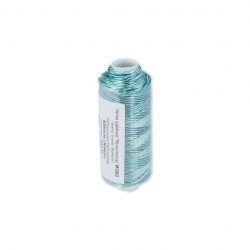 Нитки для вышивания Gamma мультиколор M120/2 100% вискоза 10 шт. 400 я цв.Set 11 изумруд