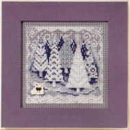 Набор для вышивания MILL HILL Зимняя страна чудес 12,7х12,7 см