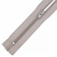 Молния MaxZipper брючная №4 замок автомат, 20см н/р цв.S340 серый уп.100шт