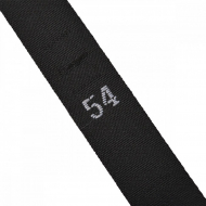 Размерники жаккардовые тафта 54 черный 10х32 мм ТВ в рул. 500 шт