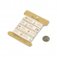 Лента декоративная хлопковая арт.TBY.ЛДХ.15.B158 шир. 15мм уп.3м