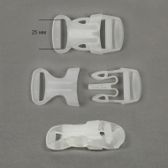 Фастекс пластик Ф-25/6 25мм прозрачный уп.200шт