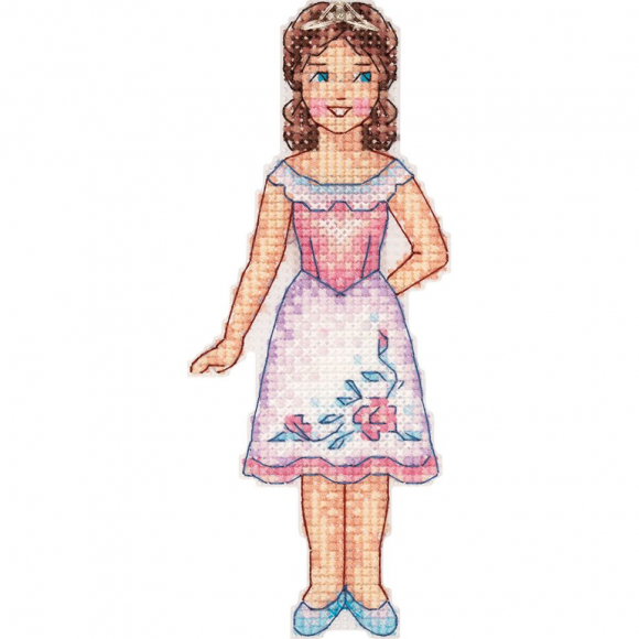 Набор для вышивания PANNA арт. IG-7169 Принцесса 5,5х13,5 см Набор для вышивания PANNA арт. IG-7169 Принцесса 5,5х13,5 см