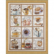 Набор для вышивания DESIGN WORKS арт.2597 Кофе-брейк 30,5х35,5 см