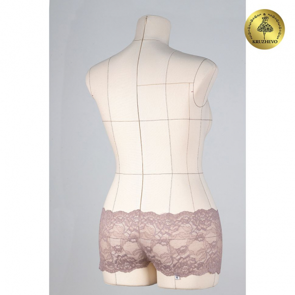 Кружево-стрейч KRUZHEVO арт.TBY.L838 шир.180мм цв.10 капучино уп.25м