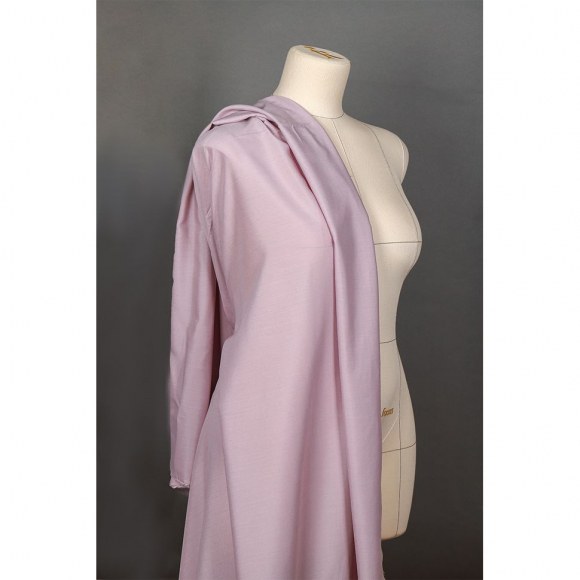 Ткань Штапель  TBY Vi-45-4 плот 110г/м2 100% вискоза шир. 145 см цв.4 бл.сиреневый рул.25м