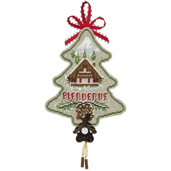 Набор для вышивания Le Bonheur des Dames арт.2725 Елочная игрушка Sapin (Пихта) 11х13 см