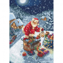 Набор для вышивания LUCA-S арт. G577 Santa Claus 21х30 см