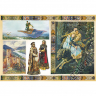 52732_Бумага рисовая "Иван Царевич на сером волке"