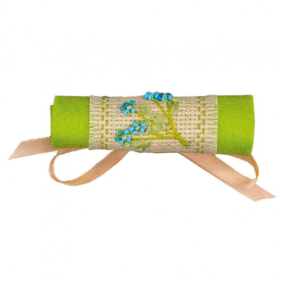 Набор для вышивания РИОЛИС арт.1628АС Дорожный набор Незабудка 4х13,5 см