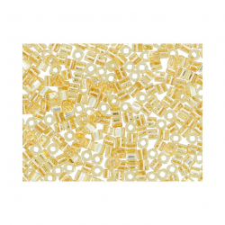 Бисер Япония "TOHO" CUBE №2  1.5 мм 5 х 5 г №0022 св.золотистый