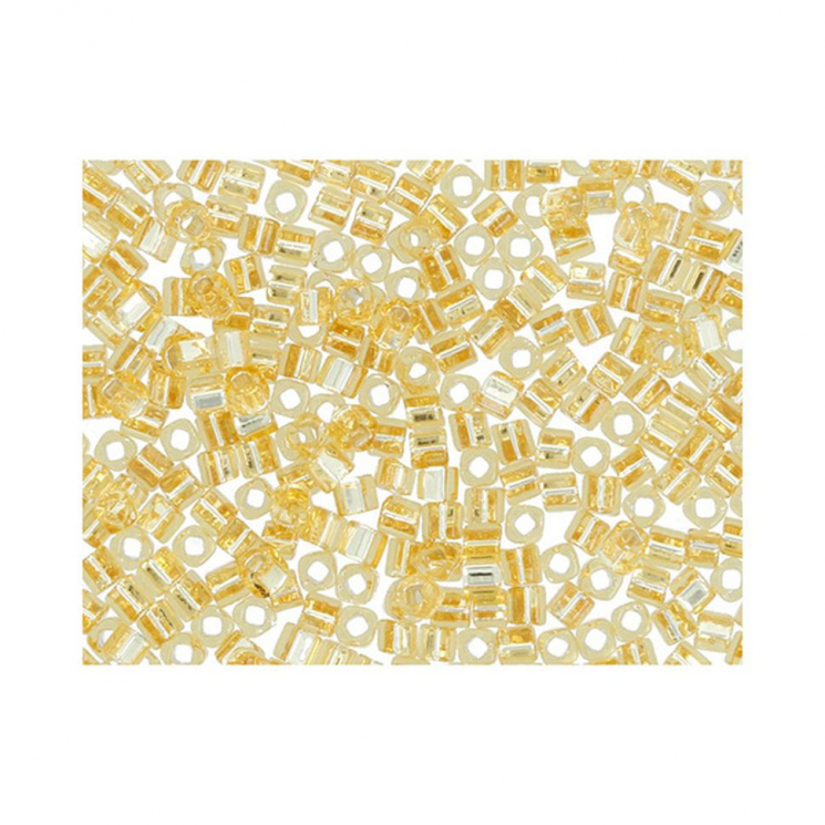 Бисер Япония "TOHO" CUBE №2  1.5 мм 5 х 5 г №0022 св.золотистый