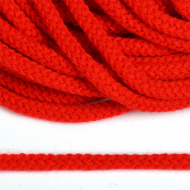 Шнур круглый полиэфир 07мм арт.1с-70 цв.красный уп.100м