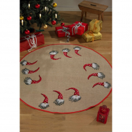 Набор для вышивания PERMIN арт.45-3261 Коврик под елку Эльф