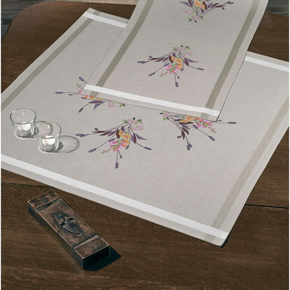 Набор для вышивания PERMIN арт.27-0833 Скатерть Львиный зев 80х80 см