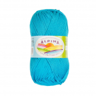 Пряжа ALPINA ANABEL (100% мерсеризованный хлопок) 10х50г/120м цв.402 яр.голубой