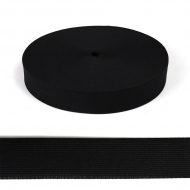 Тесьма вязаная окантовочная 32мм арт.7с671 цв.черный уп.100м Тесьма вязаная окантовочная 32мм арт.7с671 цв.черный уп.100м