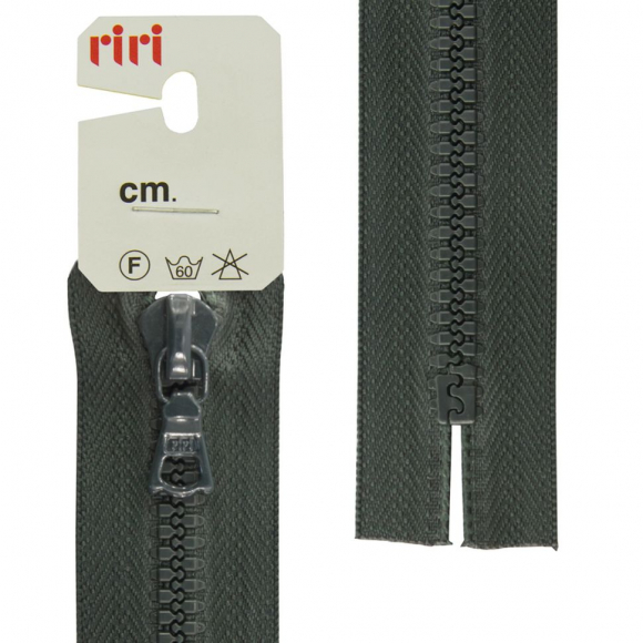 30292_Молния riri тракторная неразъемная, 6 мм, 22 cм, цвет 2818, темно-зеленый болотный 30292_Молния riri тракторная неразъемная, 6 мм, 22 cм, цвет 2818, темно-зеленый болотный