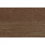 Пряжа для вязания ПЕХ Блестящее лето (95% мерсеризованный хлопок 5% метанит) 5х100г/380м цв.377 кофейный