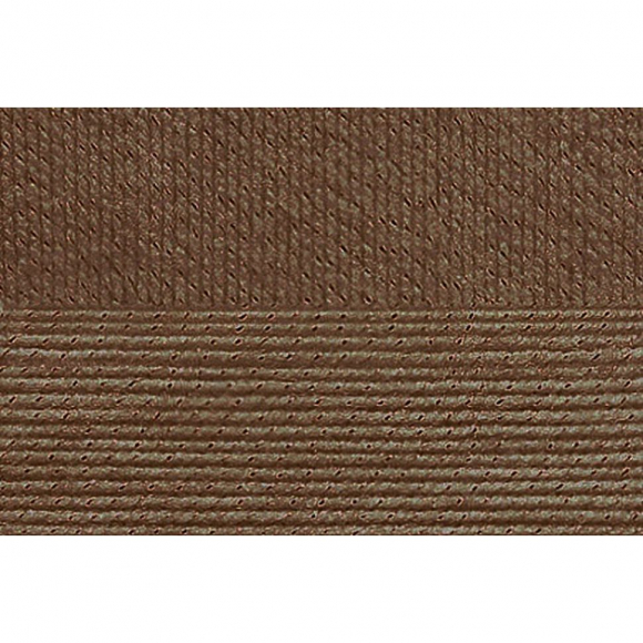 Пряжа для вязания ПЕХ Блестящее лето (95% мерсеризованный хлопок 5% метанит) 5х100г/380м цв.377 кофейный