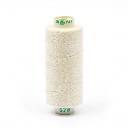 Нитки Dor Tak бытовые 40/2 полиэстер 366м цв.578 экрю