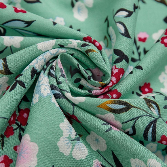 Ткань Штапель 95 г/м? 100% вискоза шир.145 см арт.Р.33848.05 цв.05 салатовый рул.30м Ткань Штапель 95 г/м? 100% вискоза шир.145 см арт.Р.33848.05 цв.05 салатовый рул.30м