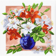 Рисунок на канве МАТРЕНИН ПОСАД арт.41х41 - 1249 Лилии