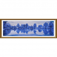 Набор для вышивания бисером НОВА СЛОБОДА арт.ДК6703 Зимний мотив 69х18 см