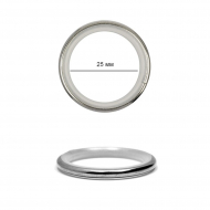 Кольцо тихое d25 цв.хром