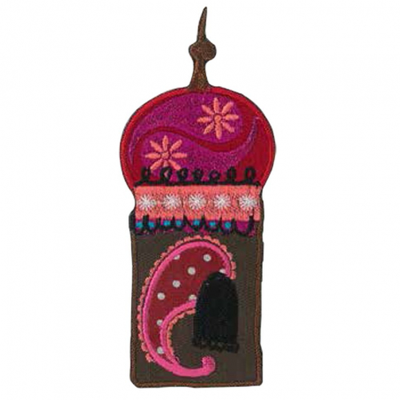 Термоаппликация HKM "Коричневая мечеть и розовое"