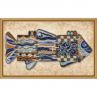 Набор для вышивания бисером НОВА СЛОБОДА арт.ДК2099 Чудо-рыба 46х28 см