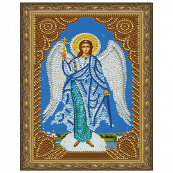 Картина 5D мозаика с нанесенной рамкой Molly арт.KM0710 Ангел Хранитель (9 цветов) 20х30 см