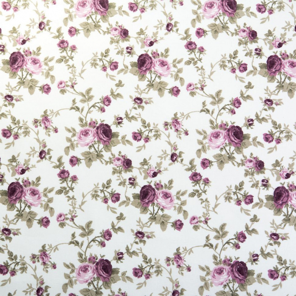Ткань ранфорс Розарий, арт.WH 7701-v01, 130г/м?,100% хлопок, шир.240см, цв.брусника, уп.10м