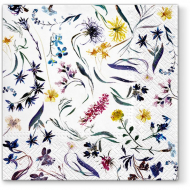 137100_Салфетки трехслойные для декупажа, коллекция "Lunch"  PAW Decor Collection "Память цветов"