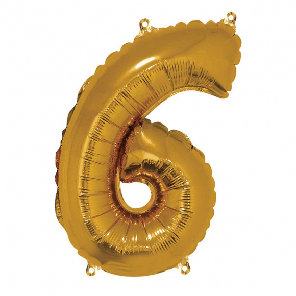 127629_Шар-цифра "6"