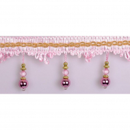 Бахрома с бусинами арт.TBY-L881340 шир 6,5см цв. 9