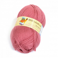 Пряжа для вязания ПЕХ Школьная (100% акрил) 5х50г/150м цв.028 амарант