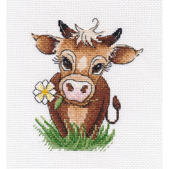 Набор для вышивания ОВЕН арт. 1333 Бычок - 2 13х12 см